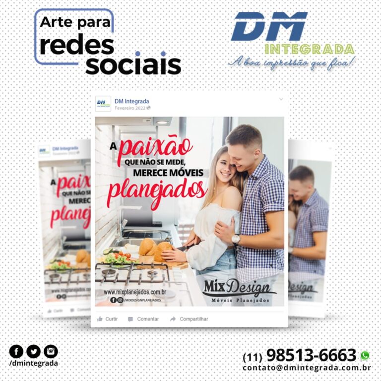 Social Media - Portfólio - DM integrada