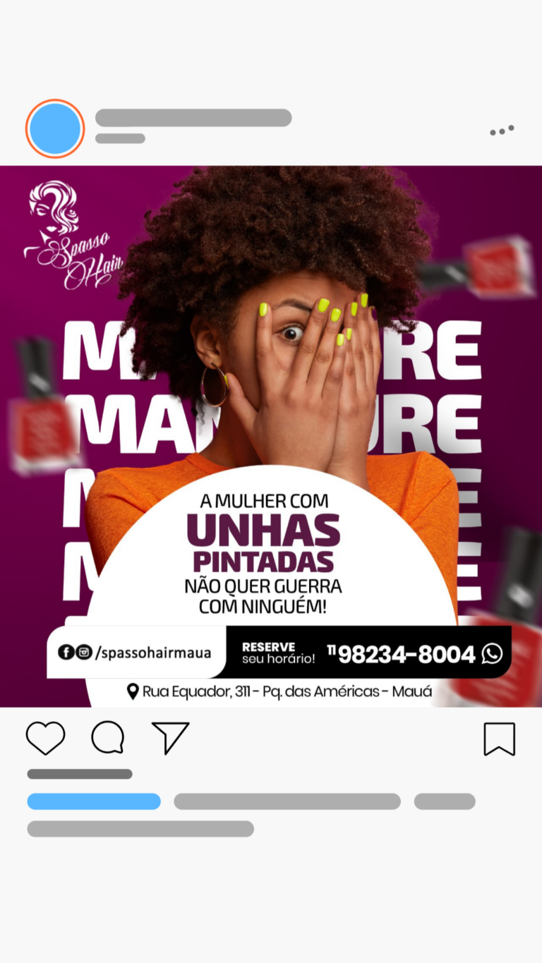 Design Gráfico - Portfólio Instagram 4 - DM Integrada